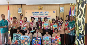 Read more about the article Juara 2 Melukis Baden Powell Day Kwarcab Banyumas 2023